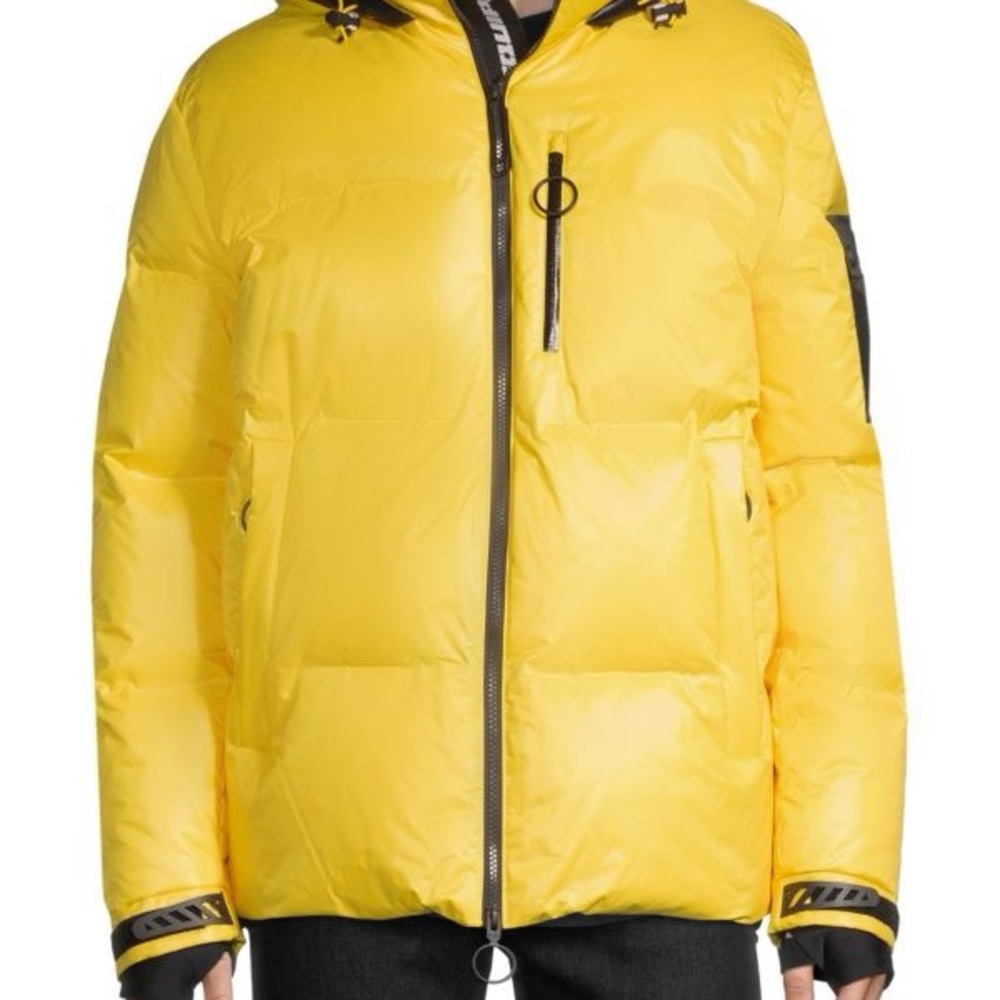 Off-White Logo Ski Puffer Down Jacket - image 2